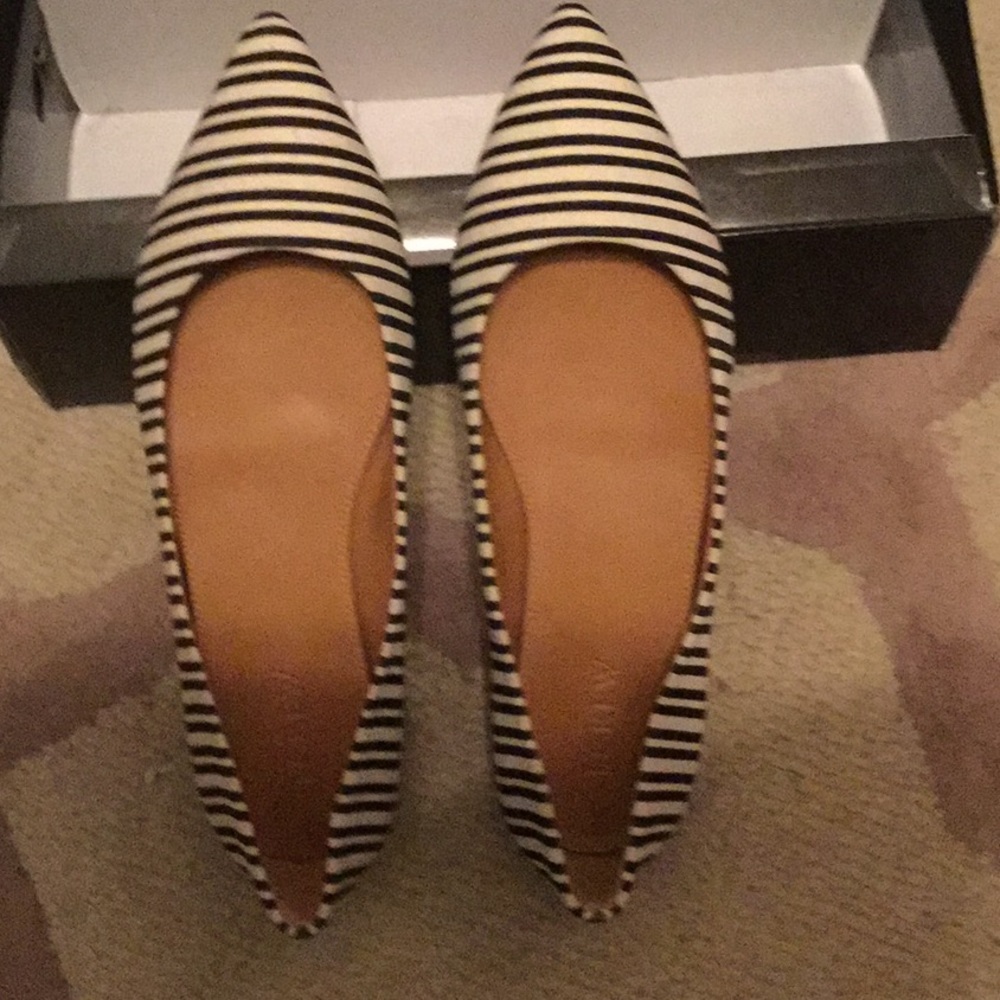 J. Crew factory fabric flats